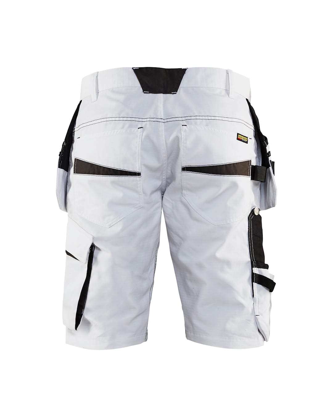 Blåkläder Schildersshort met Stretch – Wit/Donkergrijs