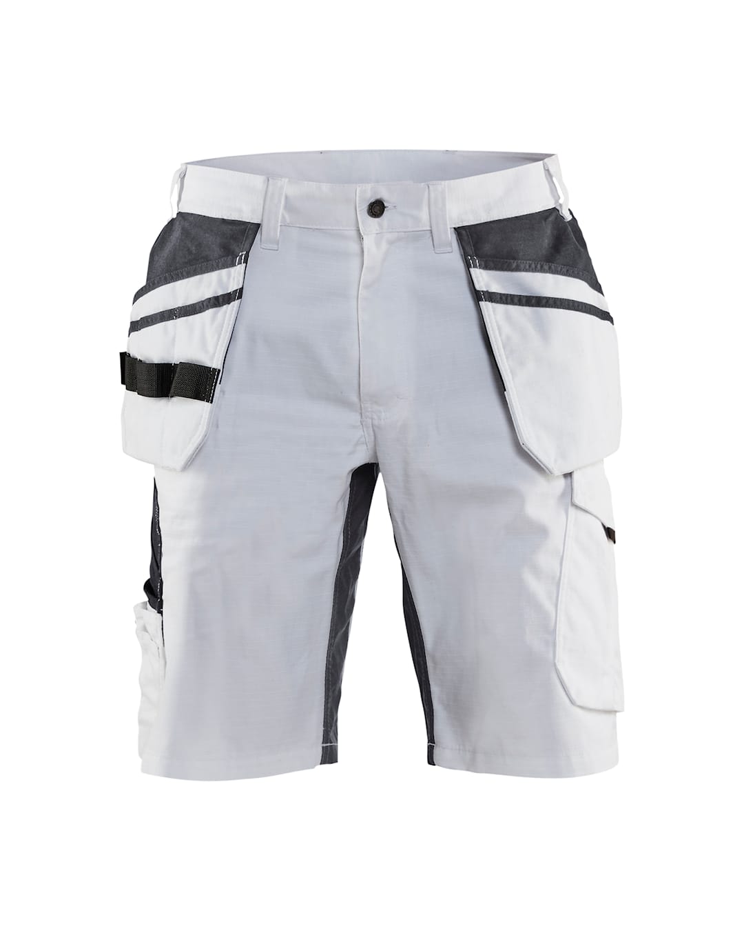 Blåkläder Schildersshort met Stretch – Wit/Donkergrijs