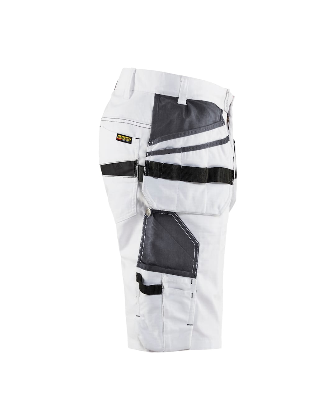 Blåkläder Schildersshort met Stretch – Wit/Donkergrijs