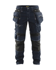 1990 Werkbroek denim stretch X1900 Marineblauw/Zwart (8999)