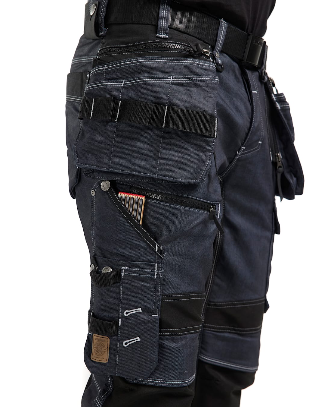 1990 Werkbroek denim stretch X1900 Marineblauw/Zwart (8999)