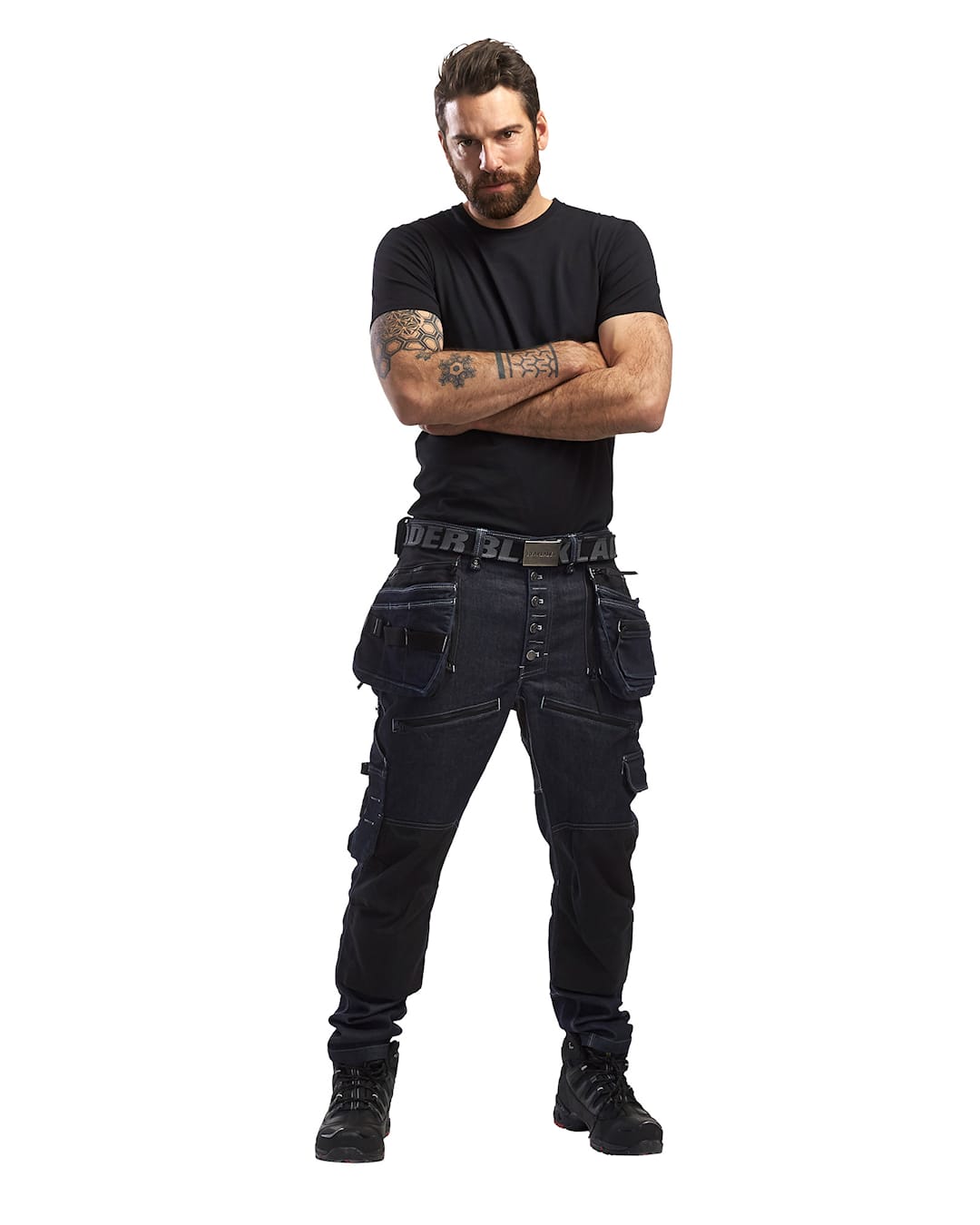 1999 Baggy denim stretch X1900 Zwart (9900)