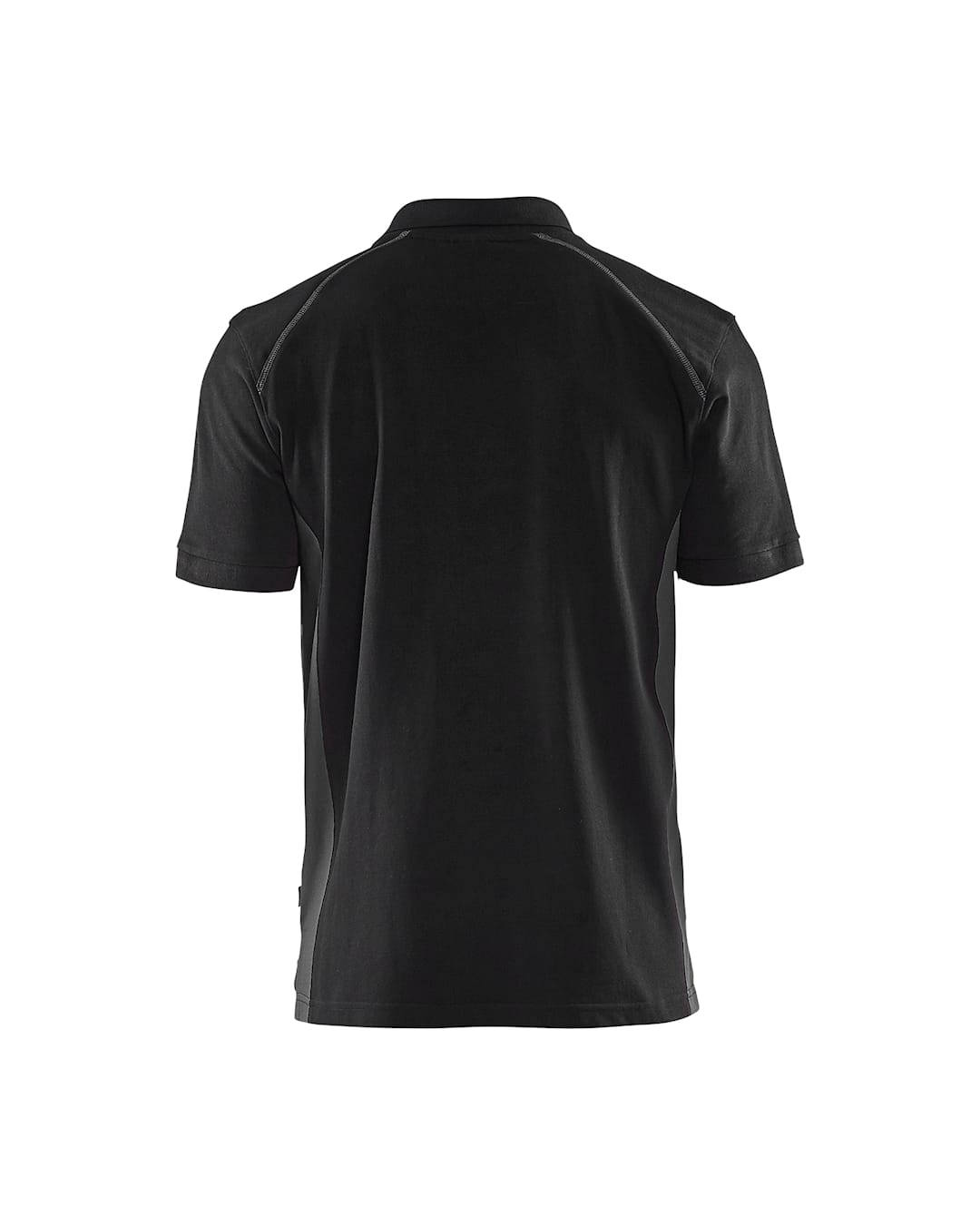 3324 Piqué Polo Zwart/Donkergrijs (9998)