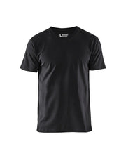 3360 T-Shirt, V-hals Zwart (9900)