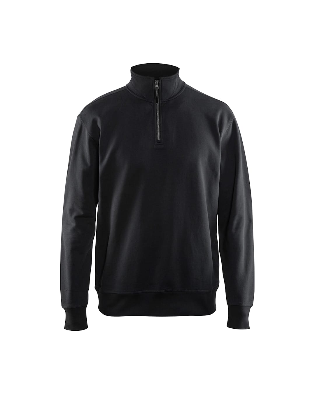 3369 Sweatshirt met halve rits Zwart (9900)