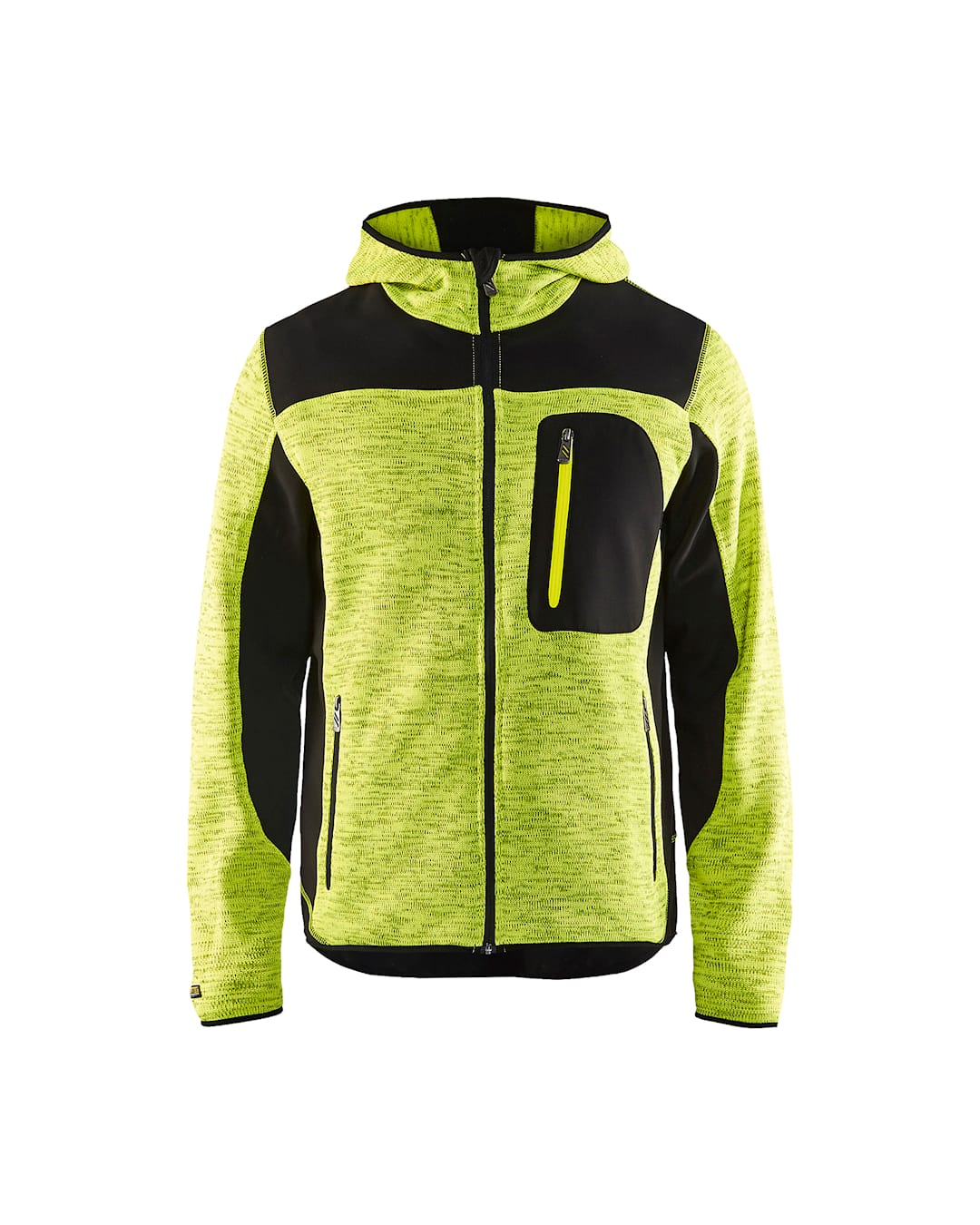 4930 Gebreid vest met softshell
