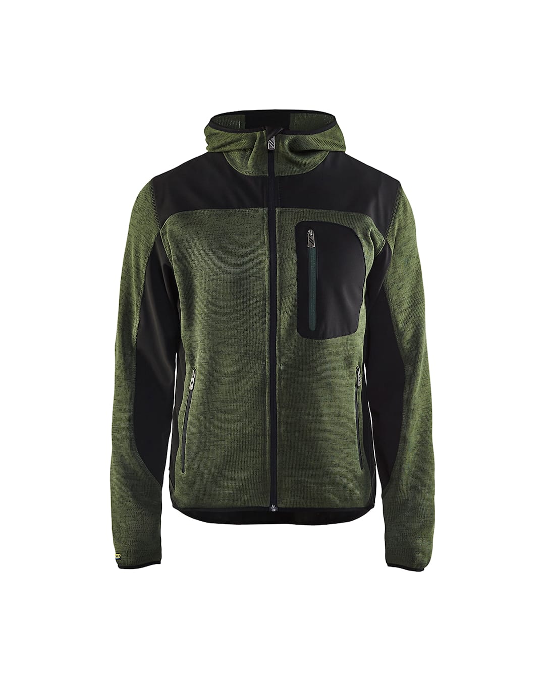 4930 Gebreid vest met softshell