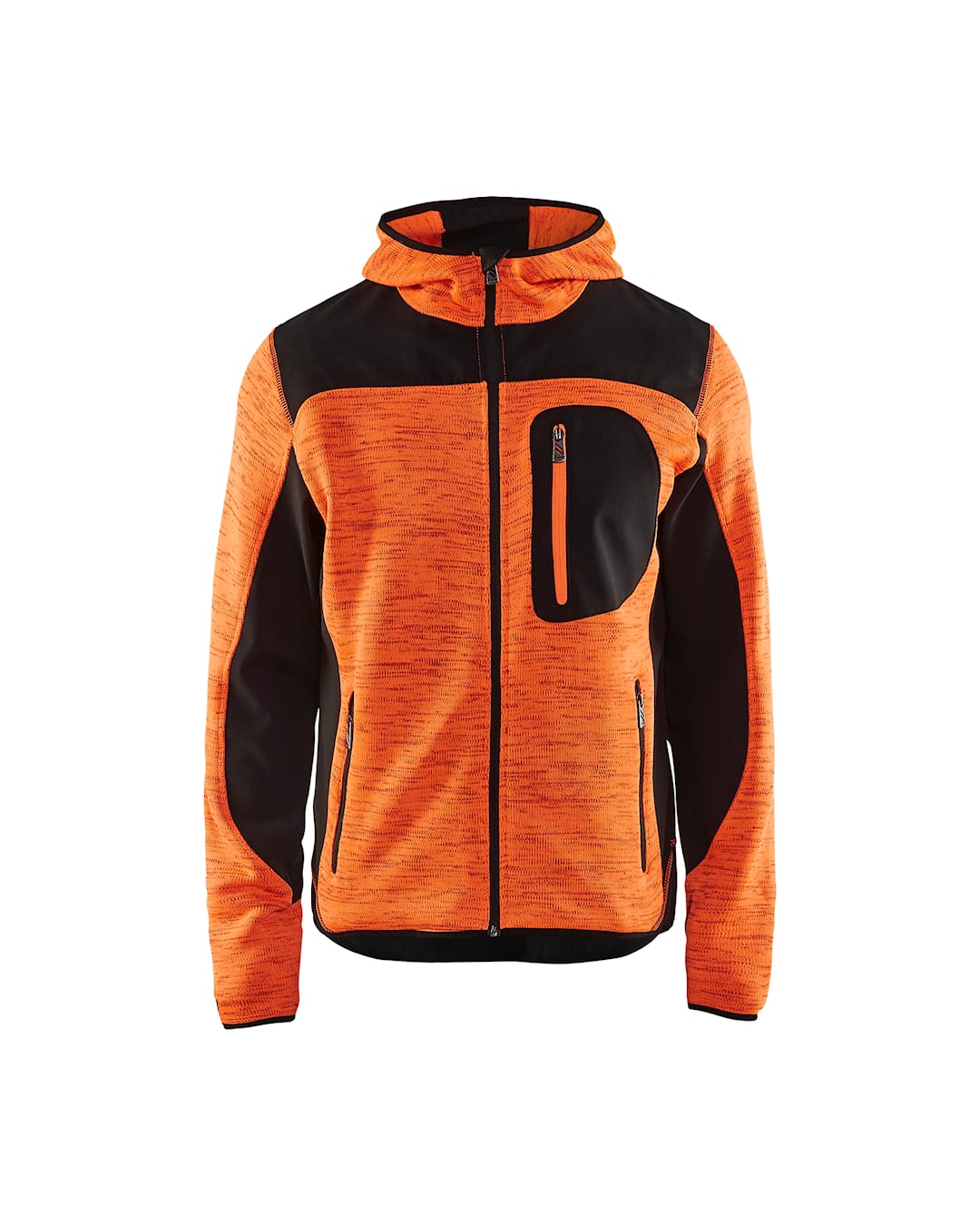 4930 Gebreid vest met softshell