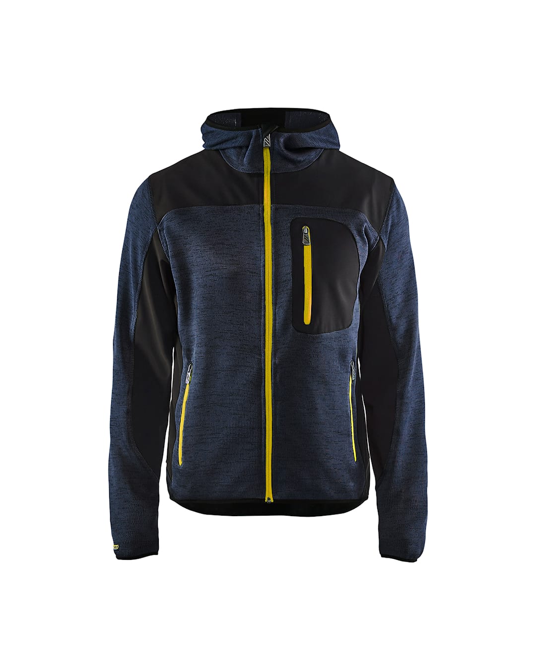 4930 Gebreid vest met softshell