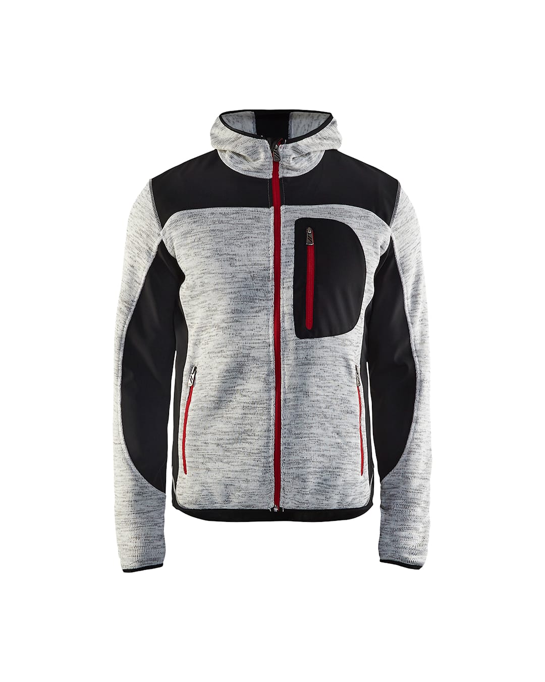 4930 Gebreid vest met softshell