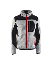 4930 Gebreid vest met softshell