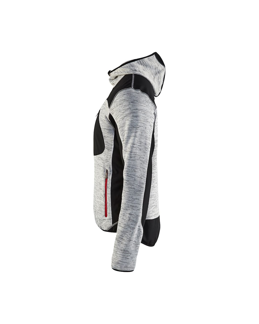 4930 Gebreid vest met softshell