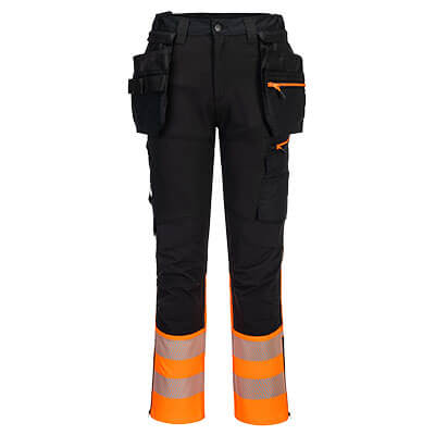DX457 - DX4-Hi-Vis Broek klasse 1 met afneembare holsterzakken