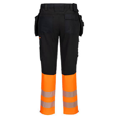 DX457 - DX4-Hi-Vis Broek klasse 1 met afneembare holsterzakken